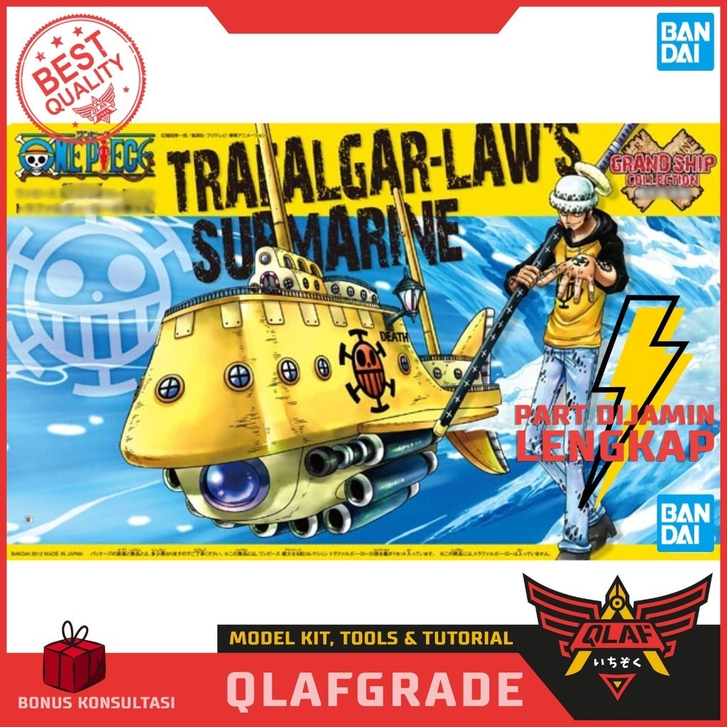 One Piece TRAFALGAR LAW'S SUBMARINE Grand Ship Collection BANDAI