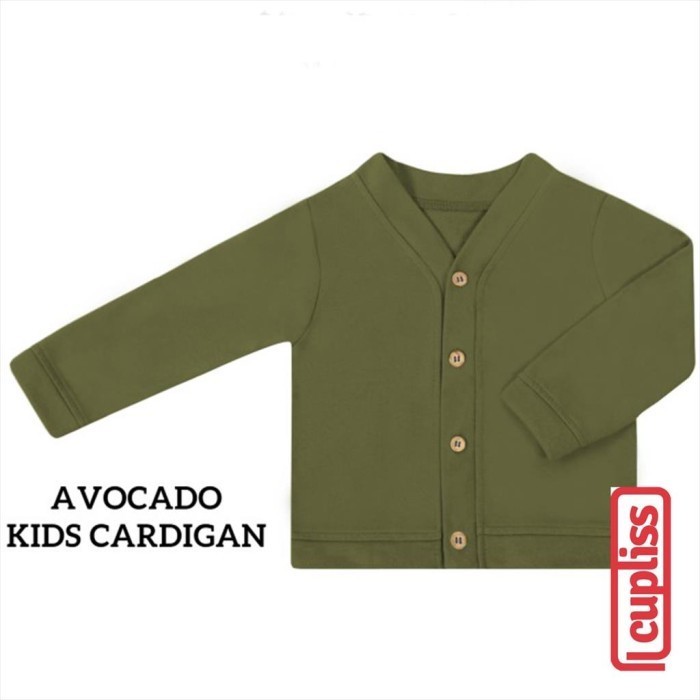 Little Palmerhaus Original Kids Cardigan Avocado Kardigan Anak Cupliss KG