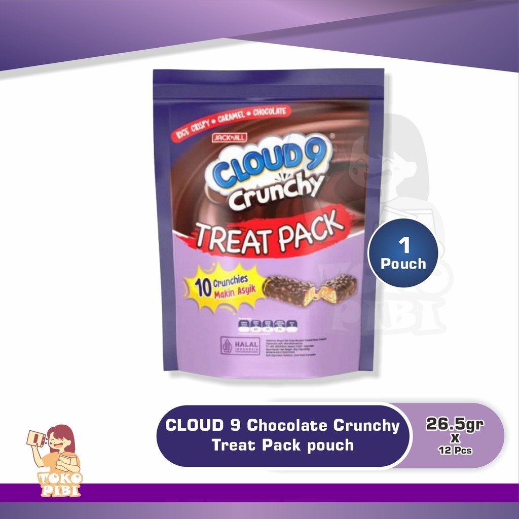 

Cloud 9 Crunchy Treat Pack 80gr isi 10pcs