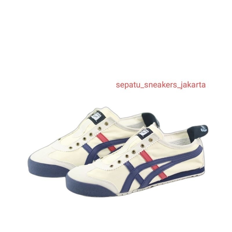 rw56ty Sepatu Onitsuka Slip On Bahan Kanvas Tanpa Tali