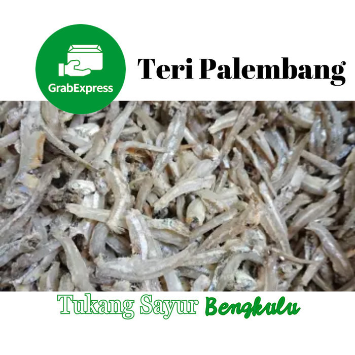 

Teri palembang 100gram Grab instan Tukang Sayur Bengkulu