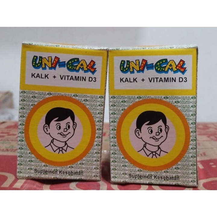 UniCal Kalsium + Vitamin D (pertumbuhan gigi dan tulang Anak)