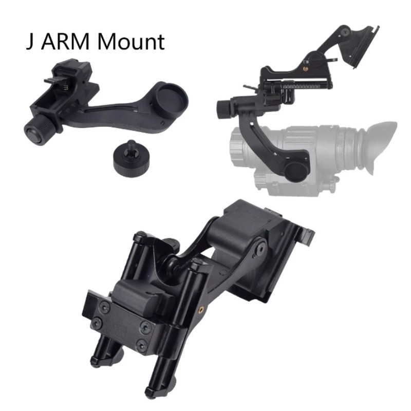 Tactical Metal J Arm Bracket FAST Helmet Mount Kit For Night Vision Device Hunting Helmet PVS-14 Nig