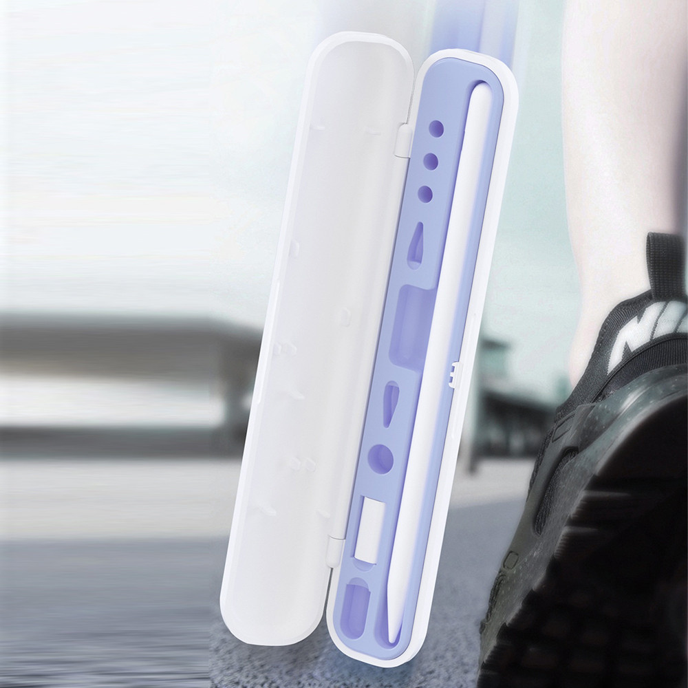 

Storage Box Small And Light Portable Storage Night Green Business Gray Capacitive Pen Accessories Hard Shell Pencil Case Lilac