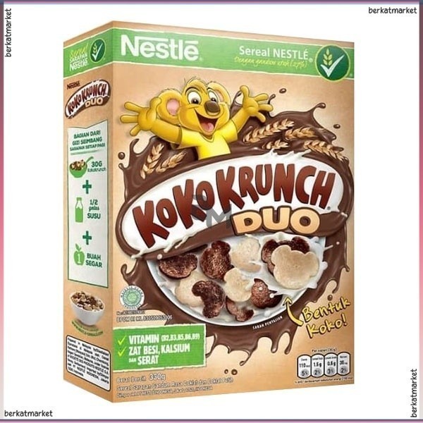 

Koko Krunch Crunch Duo Sereal Nestle Sarapan Gandum 300gr 150gr Kokoa Kokomood Sage Cookies Cup Simba Bar Maxx Sachet Milo 330gr 1 2 Kg Kiloan Dus Renceng