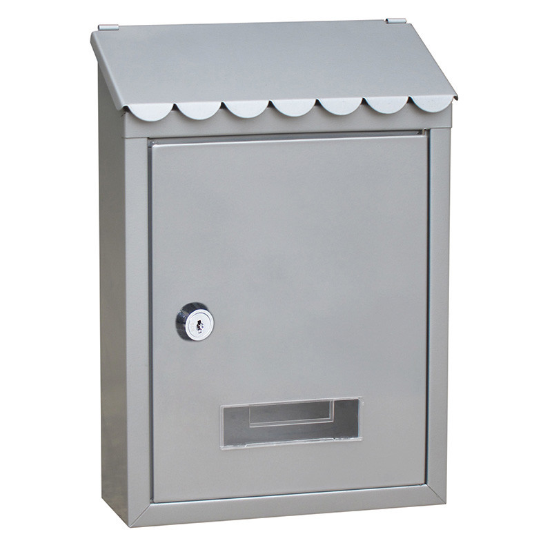 

Outdoor Lockable Metal Mailboxes Wall Mounted Mail Box Bucket Post Letter Boxwith Key For Home Garden Decoration Supplies