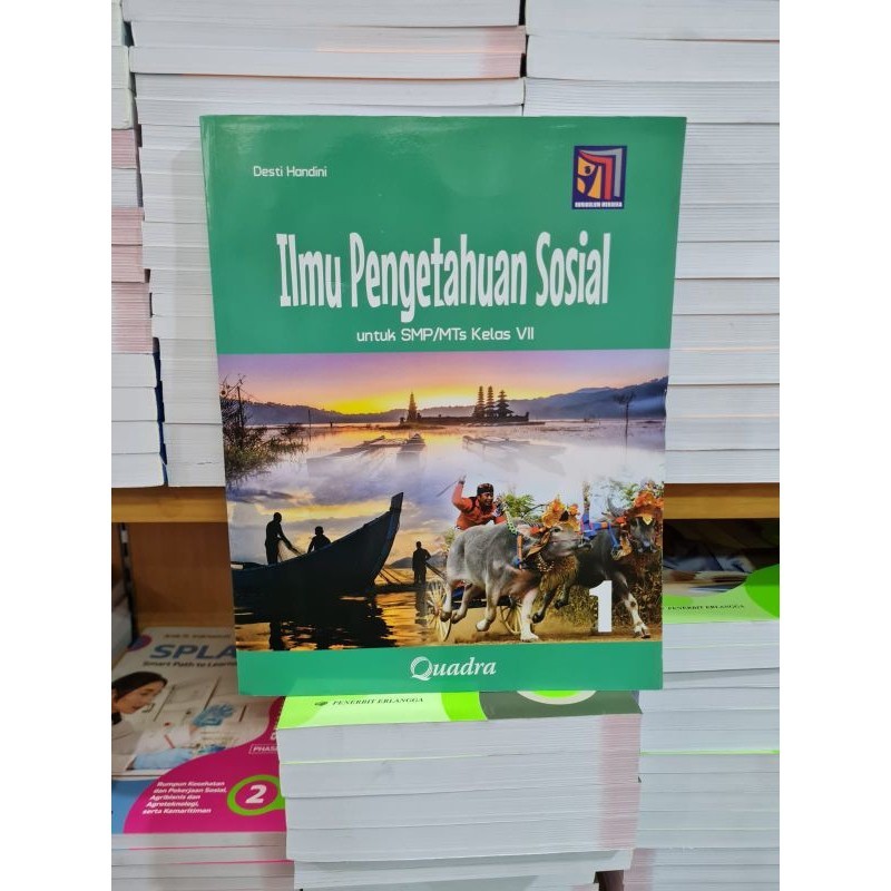Buku SMP IPS Kelas 7 VII Kurikulum Merdeka Quadra
