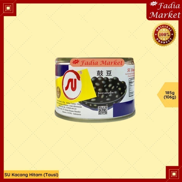 

SU Brand Tausi Kacang Hitam Kaleng Amoy 185g 106g230