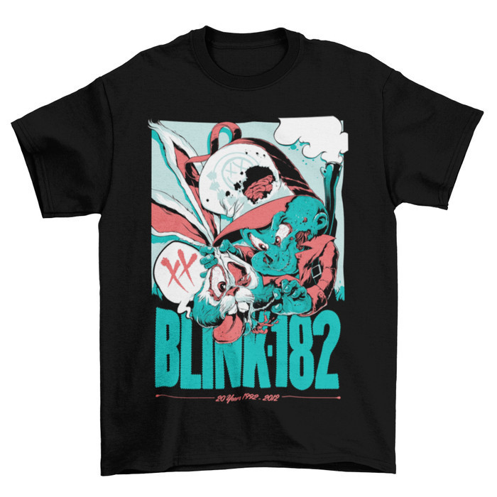 SOFIASTORE | Blink 182 Series - 20 Years Kaos Band Original Gildan - S