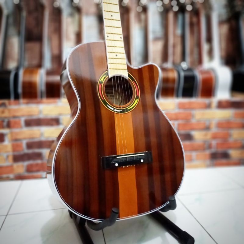 WD45G Gitar Akustik Yamaha Fg225 Custom (Bonus Senar 1set & Pik)