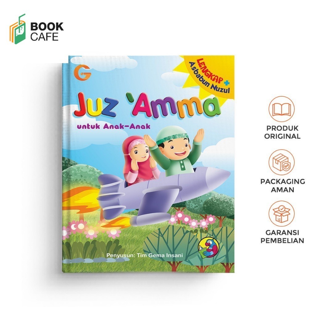 Buku Pendidikan Islam Belajar Ngaji untuk Anak Lengkap Dengan Tajwid - Juz Amma Untuk Anak-Anak