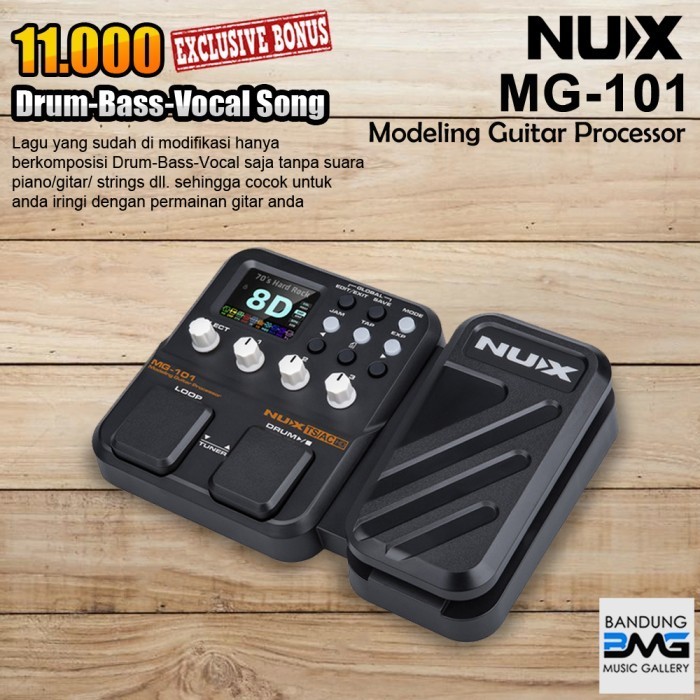 NUX MG-101 Modeling Guitar Processor  / MG101 - Efek Gitar