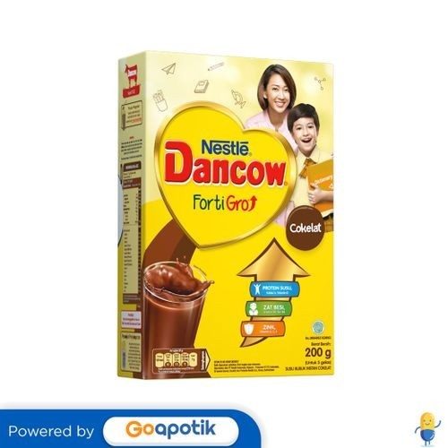 

Dancow Fortigro Instant Rasa Cokelat 200 Gram Box