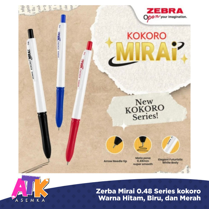 

Zerba Mirai Pulpen Pen 0.48 Series kokoro