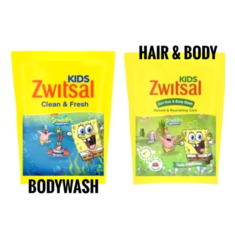 Zwitsal Kids Bodywash Refill / Hair & Body Refill / Sabun Anak