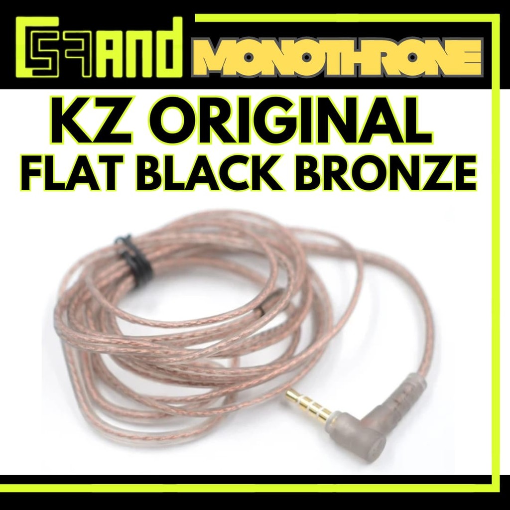 Kabel KZ Copper Earphone Type B Type C KZ BA10 AS10 ZS10 ZSR ZST ED12 ES3 ES4 AS16 AS12 ZS10 PRO ZSN