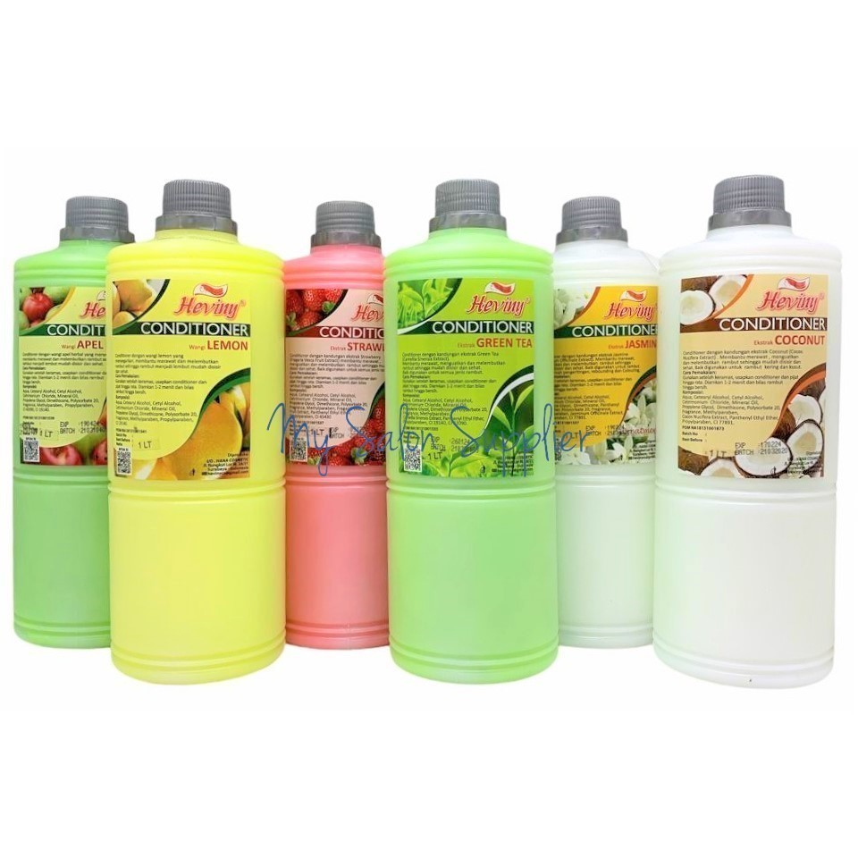 Heviny Conditioner 1L Apel / Lemon / Strawberry / Jasmine / Coconut
