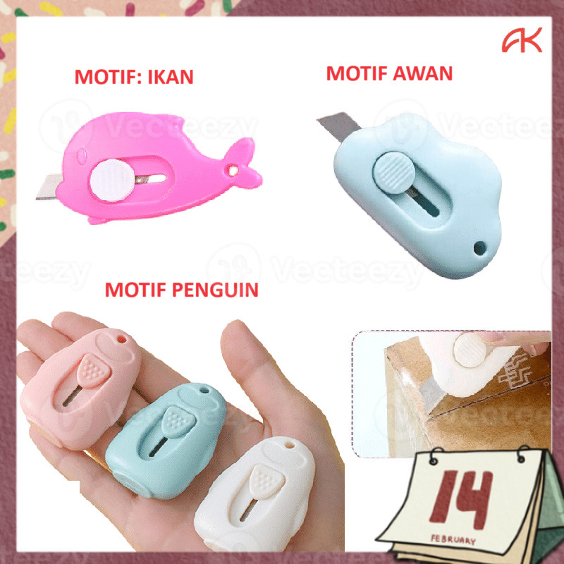 

MINI CUTTER PORTABLE / PISAU PEMOTONG KERTAS DAN PAKET UNBOXING SERBAGUNA