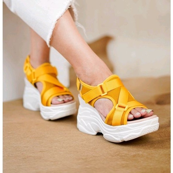 Pollux Bold - Wpobq 20 | Sepatu Sandal Wanita | Sandal Wanita Kulit | Sepatu Sandal Wedges Wanita