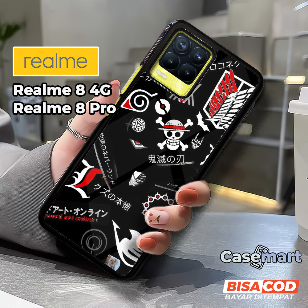 Case Realme 8 4G Realme 8 Pro Casing Realme 8 4G Realme 8 Pro Casemart [SHJP] Case Glossy Case Aesth