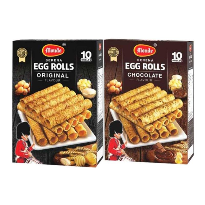 

MONDE Egg Roll 70 gr -- Original Coklat