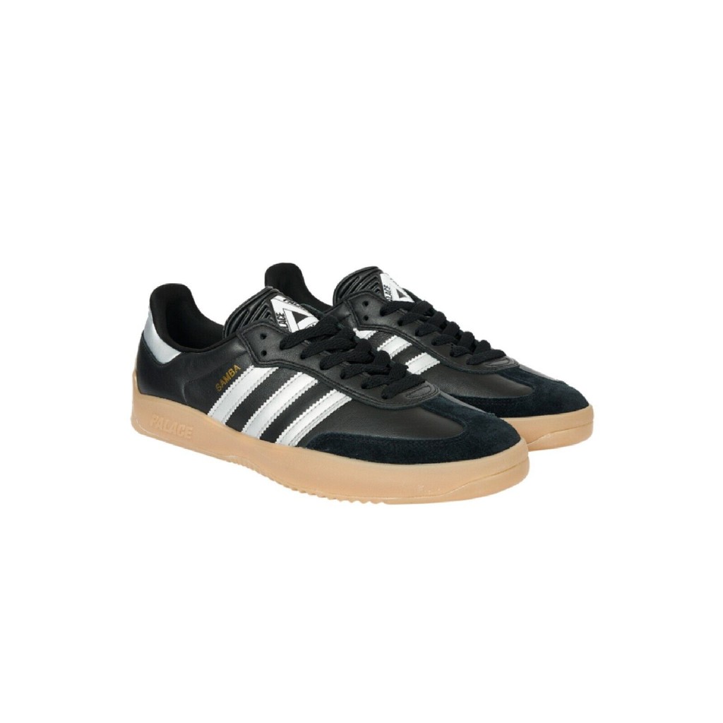 Palace x adidas Puig Samba Black Silver