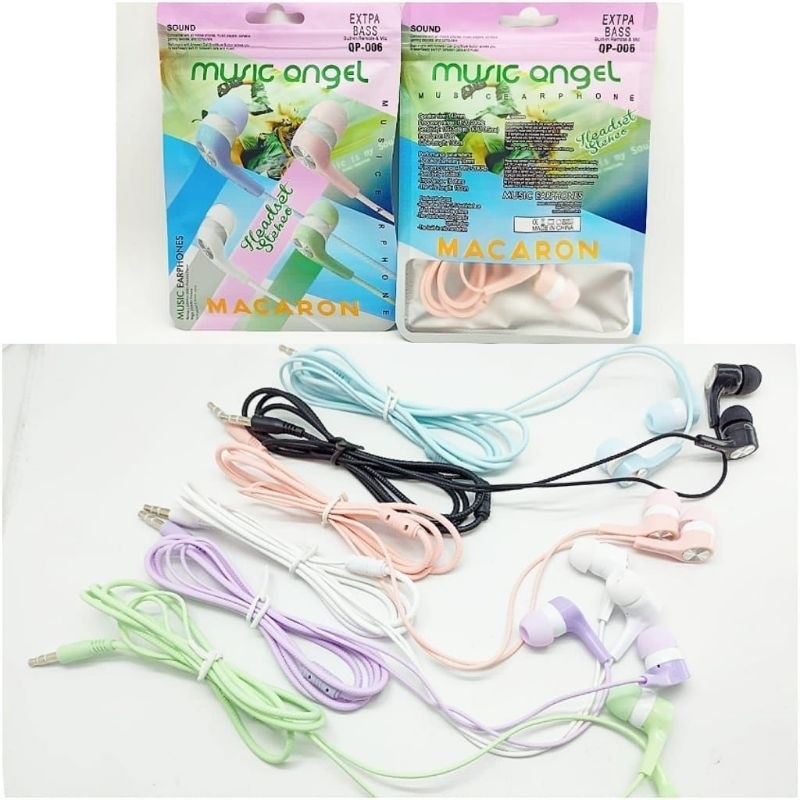 - HF/Headset Music Angel Macaron Non Mic
