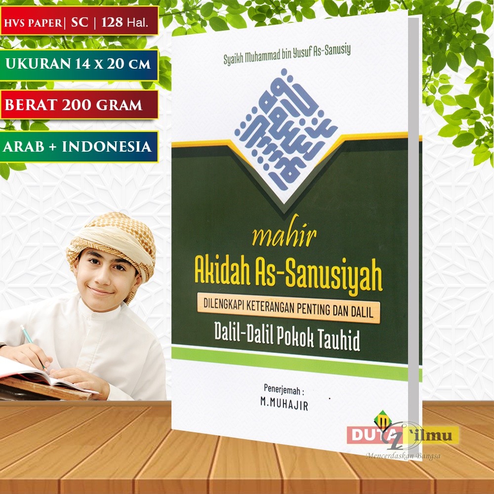 Terjemah AKIDAH SANUSIYAH Dalil-dalil Pokok Tauhid 100% produk ori