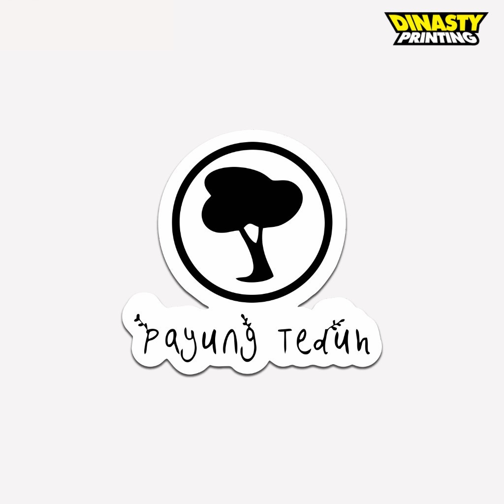 

STICKER PRINT CUT PAYUNG TEDUH | STIKER BAND SERIES