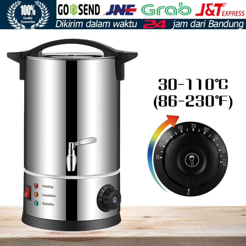 5L Mesin Peleleh Lilin Elektrik Stainless Steel / Pemanas Lilin Pro / Candle Machine Wax Melter / Me