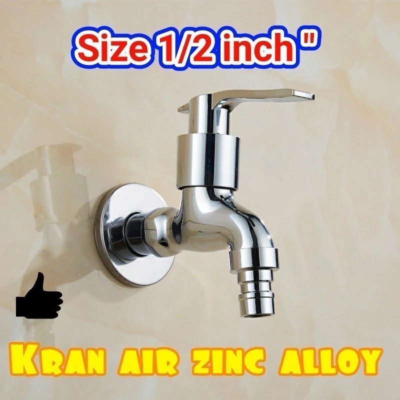 keran stop kran air wastafel bak mandi tempat cuci piring 1/2 inch