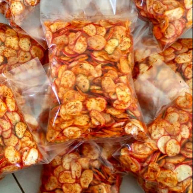 

(COD) 1kg Krupuk Seblak Bantet Kering/ Kripik Seblak Pedas Mantap Kencur MIX PEDAS DAUN JERUK