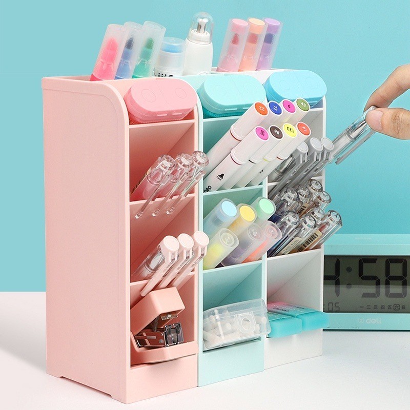 

Deli | Tempat Pulpen (Pen Holder) | 4 Compartment | 8933