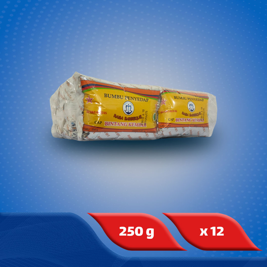 

RK01 Bintang Kembar Bumbu Tabur Barbeque 250 g x 12 Pcs