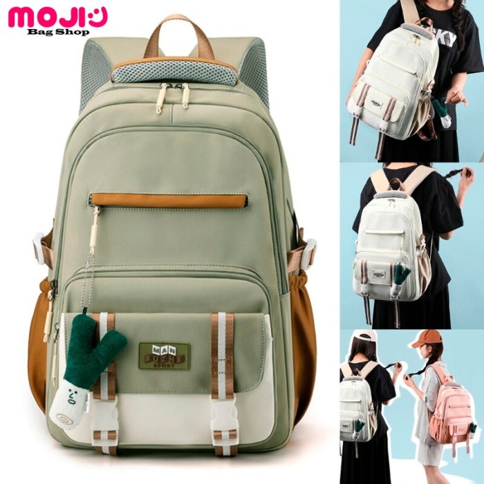 Tas Sekolah Anak Perempuan SMP SMA/Ransel Wanita Backpack Besar