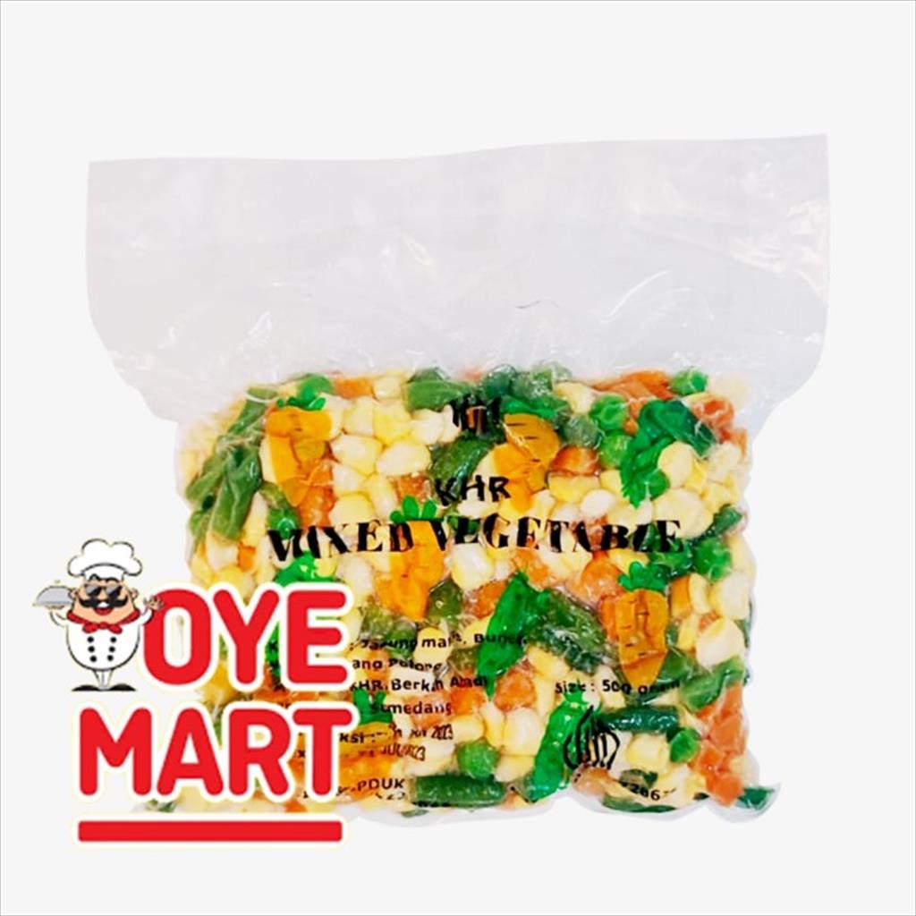 

KHR MIX VEGETABLE 500GR / SAYURAN BEKU