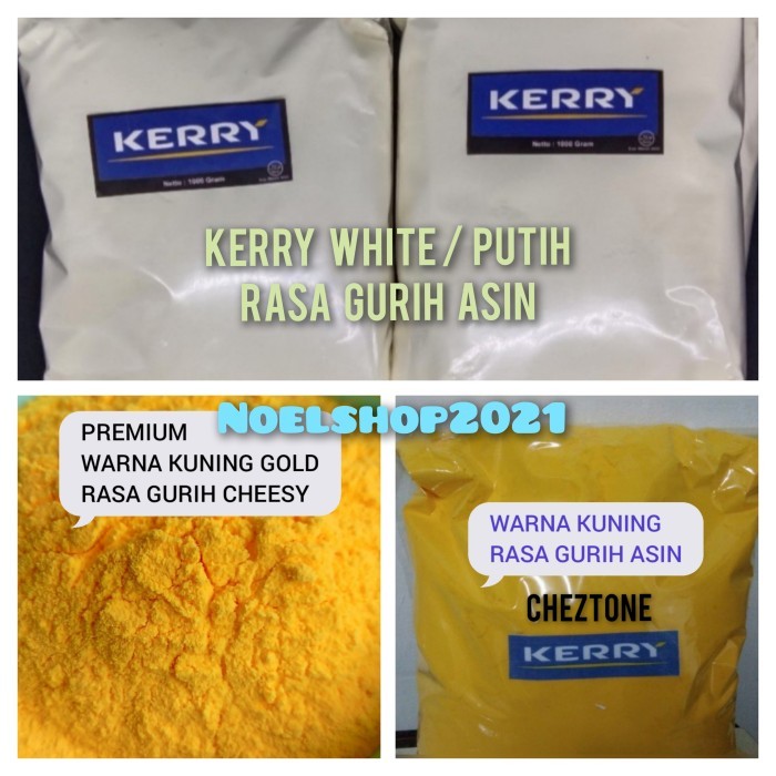 

Keju Kerry Gold Cheztone Cheese Powder 1kg (IMPORT HALAL) - white/putih, 1 kg