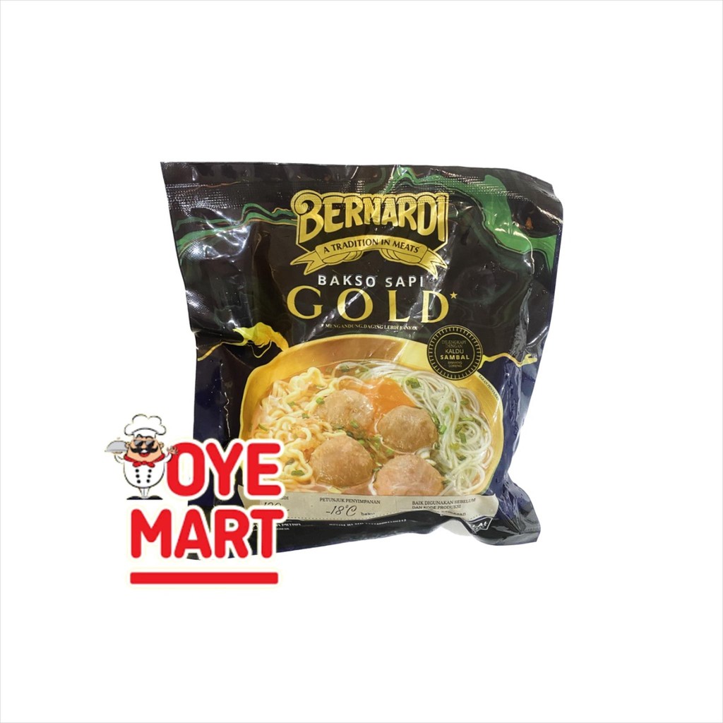 

BERNARDI BAKSO SAPI GOLD 120GR BASO FROZEN