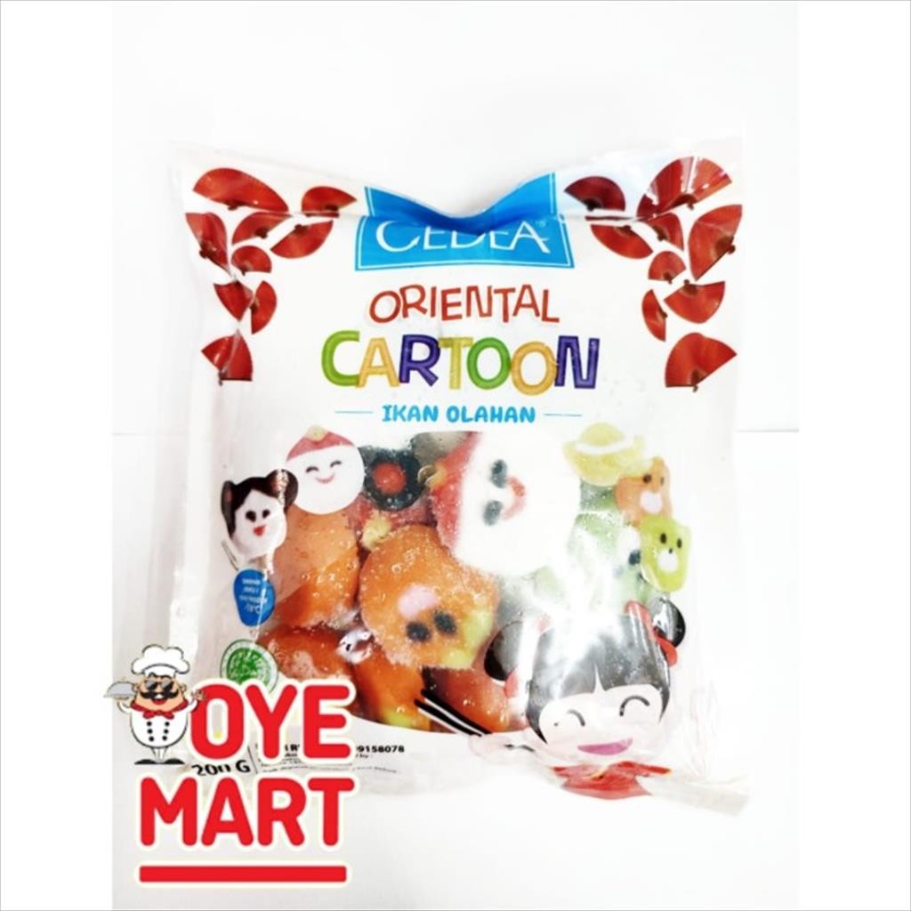 

CEDEA ORIENTAL CARTOON 200GR IKAN OLAHAN BENTUK KARTUN ORIENTAL