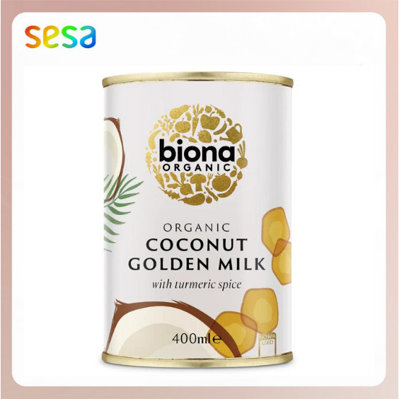 

BIONA Organic Golden Coconut Milk w/ Turmeric 400ml - Santan Organik