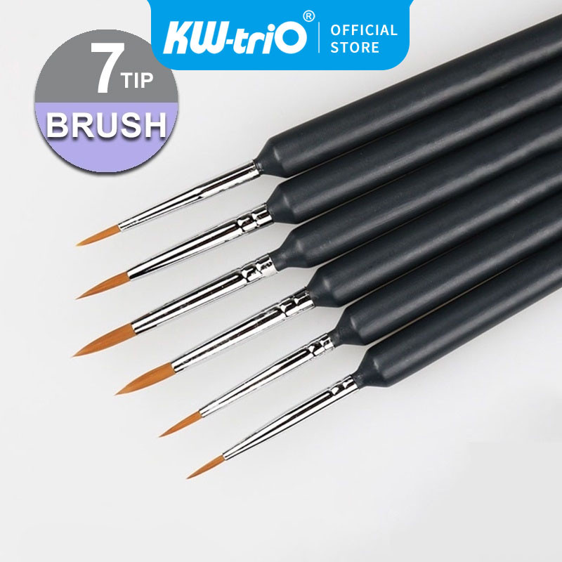 

Kuas Lukis Cat Air Bulu Serigala Profesional/Professional Pen-Type Round Watercolour Wolf Hair/Outline Brush Kuas Lukis Garis Besar Oil Paint Brush