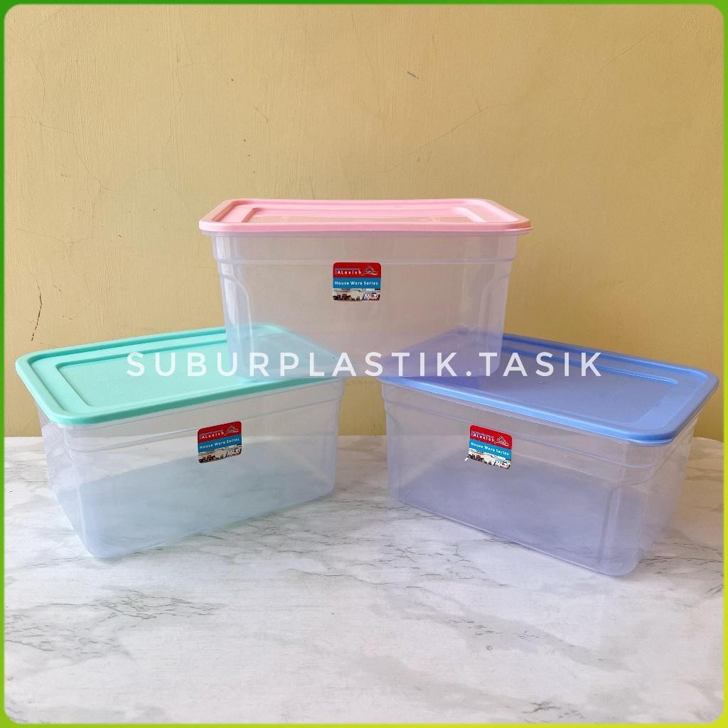 [6 pcs] Toples Plastik Yuki 2500ml Tinggi Food Preparation Container Tempat Donat Makanan Food Grade