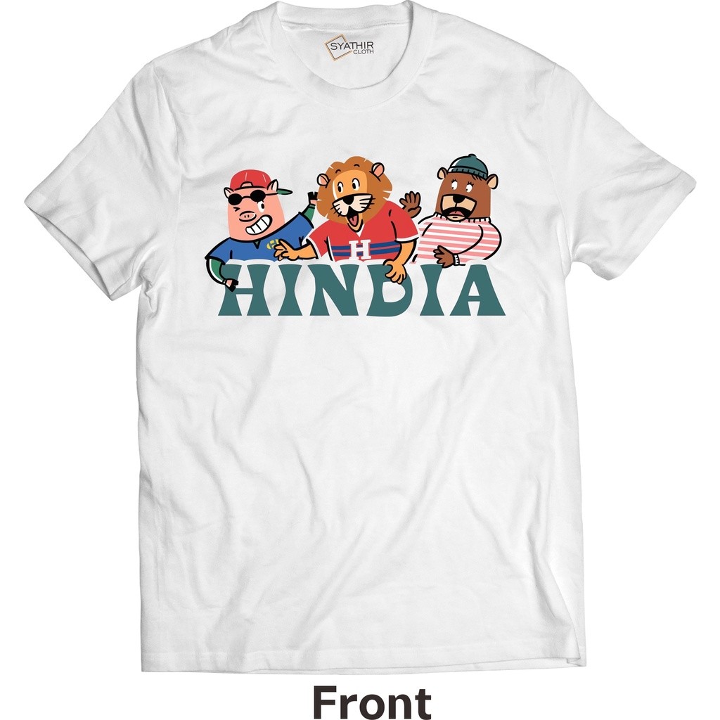 T-shirt Band Hindia | Mascott White
