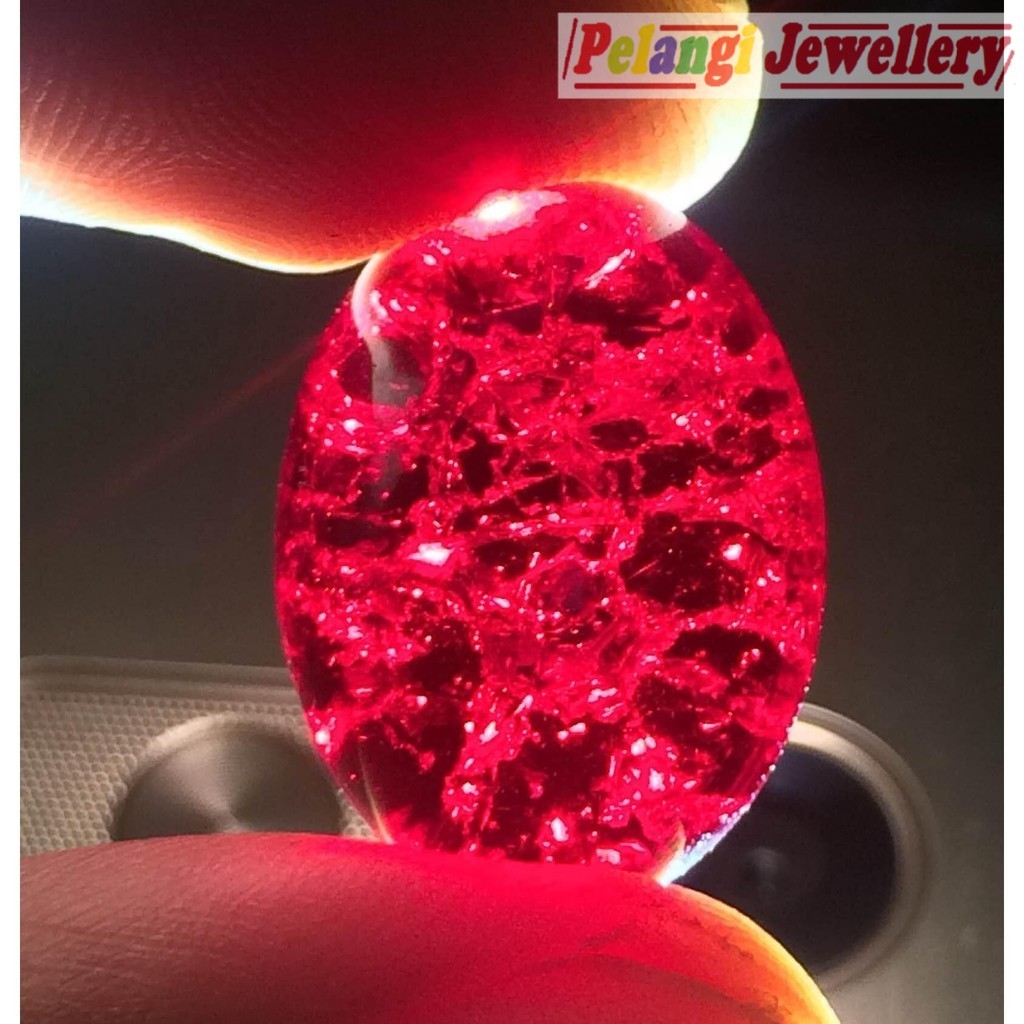 Batu Akik Pecah Seribu Merah Siem Small HQ