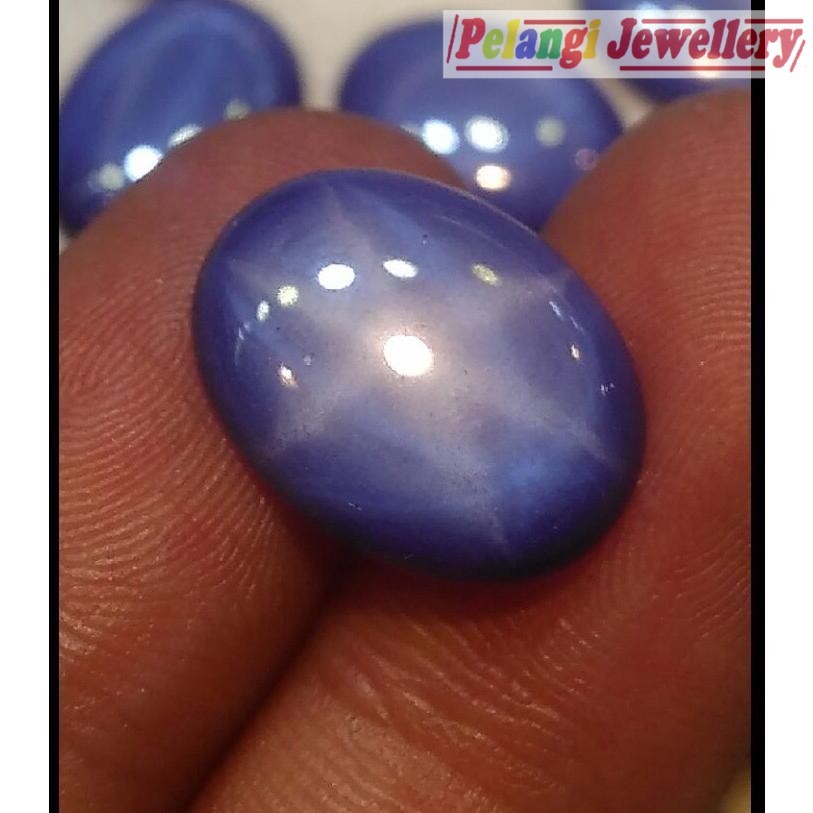 Batu Permata American Star Biru HQ