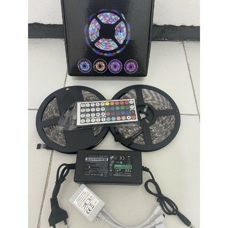 Lampu LED Strip RGB Remot Adaptor Modul Set Bebdgd8e