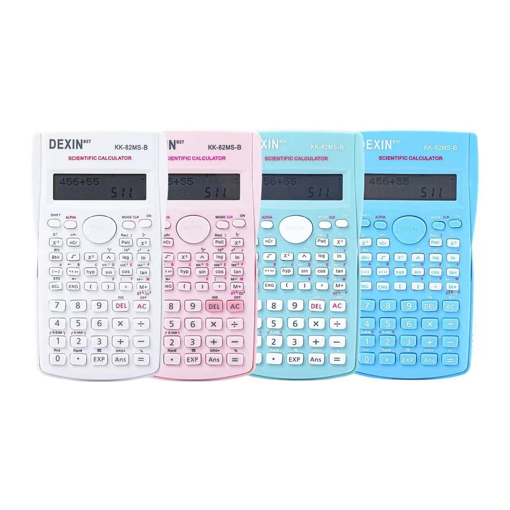 

Kalkulator Color Function Scientific Kalkulator 24 Fungsi Kalkulasi 3 Warna 1700 scientific calculator KK-82MS-D