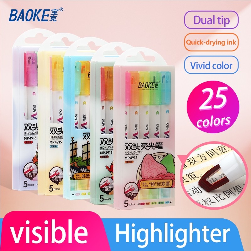

BAOKE Set Highlighter Ujung Jendela 25 Warna Ganda MP4912-MP4916