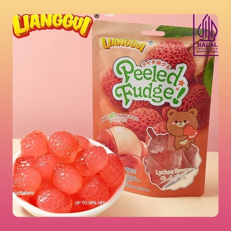 

[Makanan viral halal unik]LIANGGUI CRYSTAL CANDY Lianggui Rasa Leci PERMEN LUNAK ANEKA RASA STROBERI, MANGGA Permen Buah Candy Corno Permen Rasa Buah Mangga Jeruk & trawberry Permen Lunak