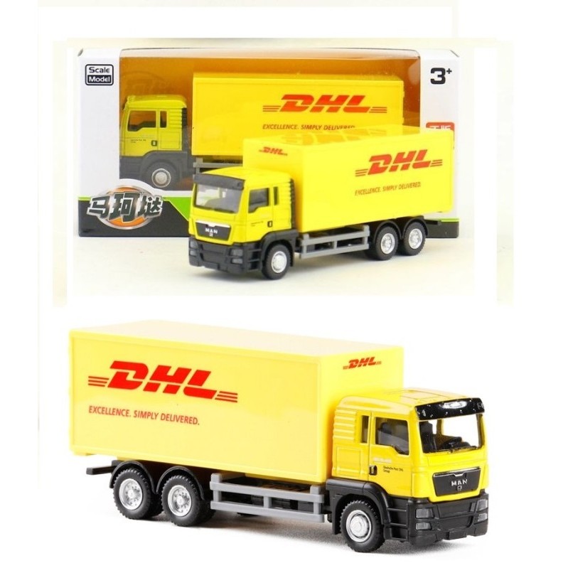 Diecast Miniatur RMZ City Man TGS DHL Container Truck
